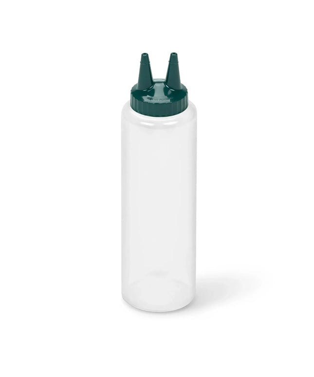 Chai Bóp Đầu Đôi Vollrath 2212-13191 Thân Trong Suốt, Nắp Vista Green 355 ml