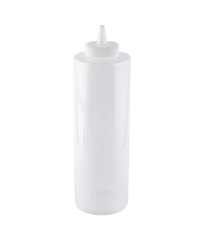 Chai Bóp Định Lượng Tablecraft 325-1 Đầu Vòi Côn Rộng, Màu Tự Nhiên 710 ml