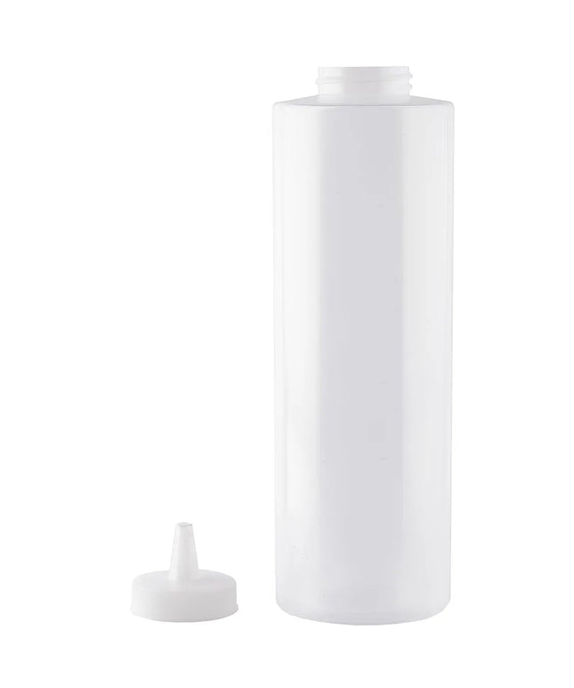 Chai Bóp Định Lượng Tablecraft 325-1 Đầu Vòi Côn Rộng, Màu Tự Nhiên 710 ml