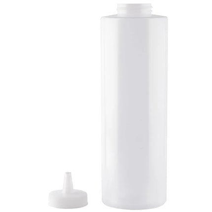 Chai Bóp Định Lượng Tablecraft 325-1 Đầu Vòi Côn Rộng, Màu Tự Nhiên 710 ml