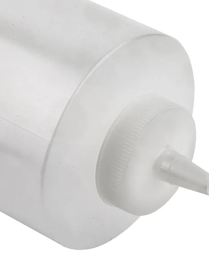 Chai Bóp Tablecraft 233C Nhựa Polyethylene Mềm, Đầu Vòi Côn Rộng, Màu Tự Nhiên 946 ml