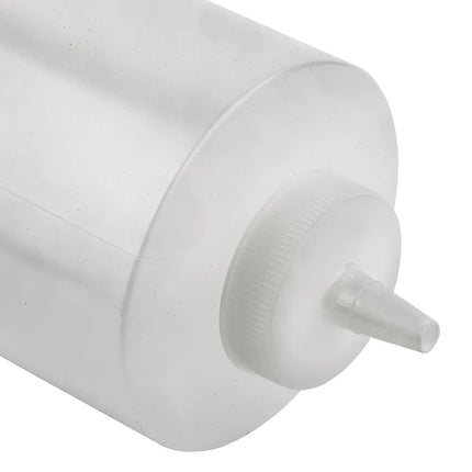 Chai Bóp Tablecraft 233C Nhựa Polyethylene Mềm, Đầu Vòi Côn Rộng, Màu Tự Nhiên 946 ml