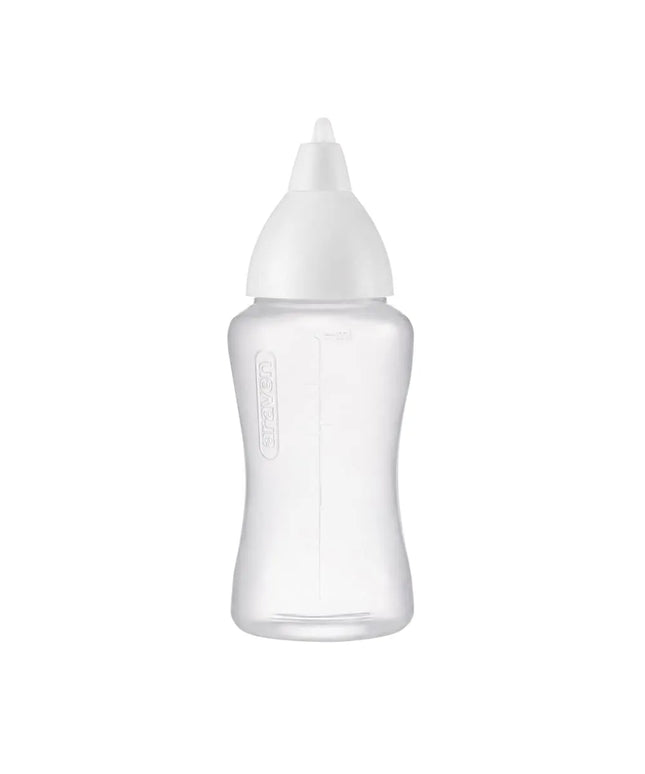 Chai Nhựa Bóp Araven 00554 Nắp Trắng, Thân Trong Suốt 355 ml