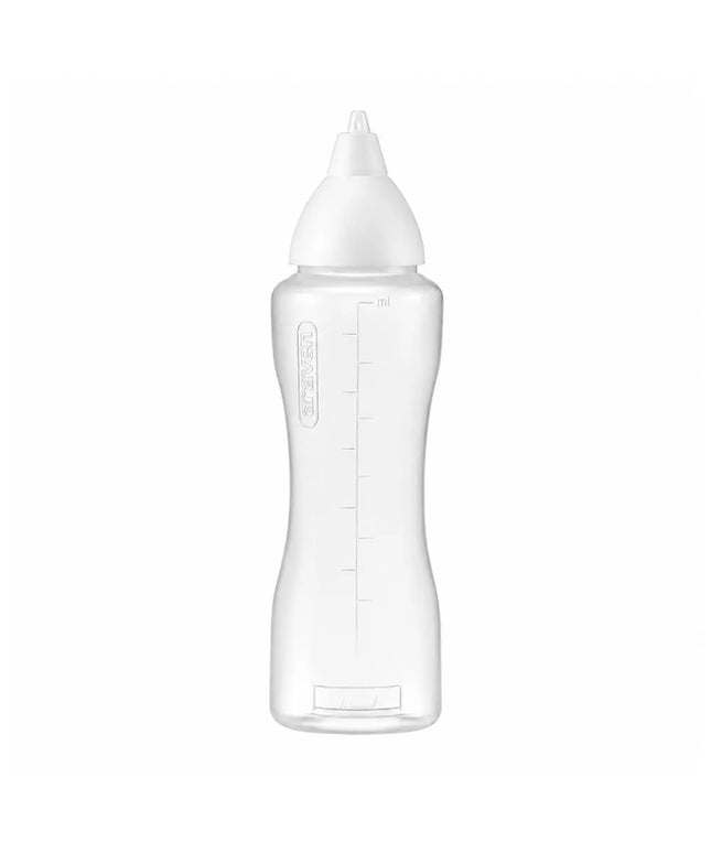 Chai Nhựa Bóp Araven 00556 Nắp Trắng, Thân Trong Suốt 740 ml