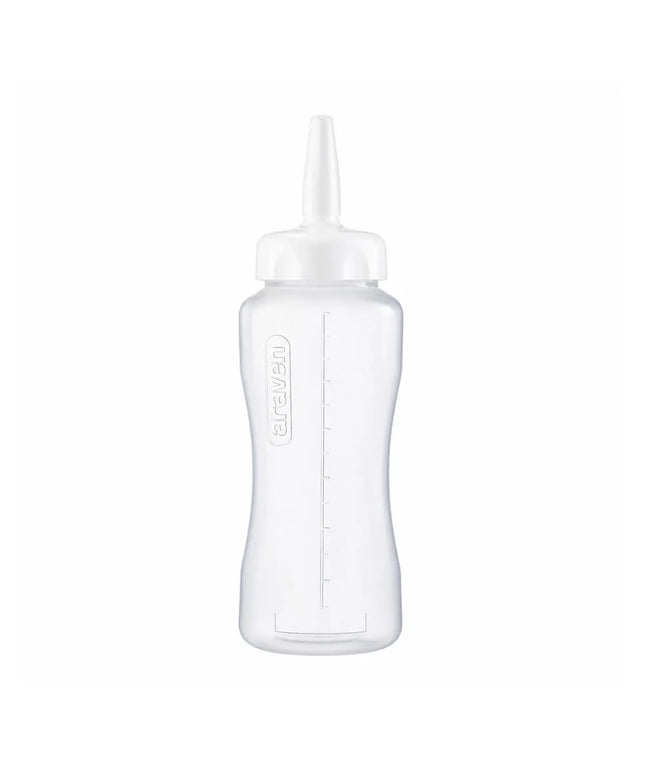 Chai Nhựa Bóp Araven 01377 Nắp Trắng, Thân Trong Suốt 500 ml