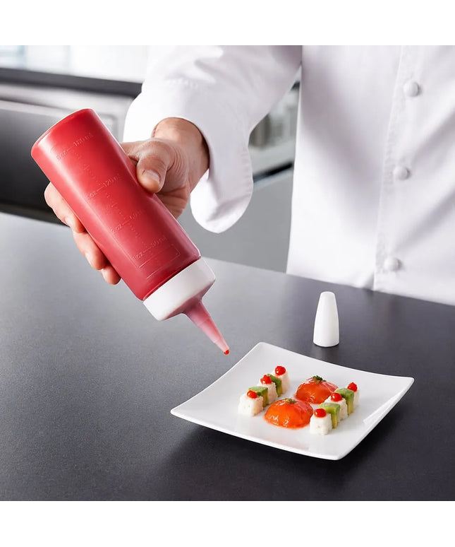 Chai Nhựa Bóp Araven 01377 Nắp Trắng, Thân Trong Suốt 500 ml