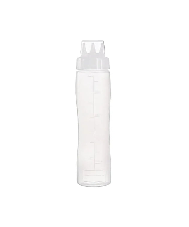 Chai Nhựa Bóp Araven 03377 Nắp Trắng, Thân Trong Suốt 500 ml