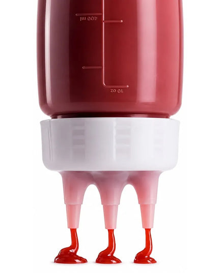 Chai Nhựa Bóp Araven 03377 Nắp Trắng, Thân Trong Suốt 500 ml