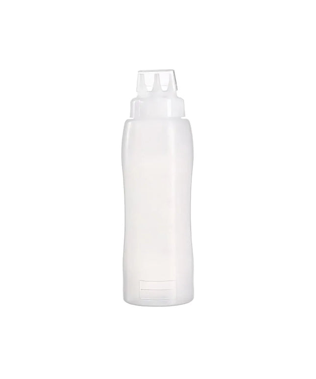 Chai Nhựa Bóp Araven 03378 Nắp Trắng, Thân Trong Suốt 740 ml