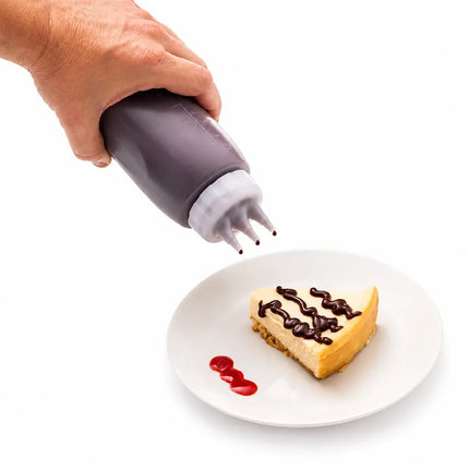 Chai Nhựa Bóp Araven 03378 Nắp Trắng, Thân Trong Suốt 740 ml