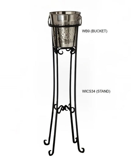 Chân Đế Đựng Champagne American Metalcraft WICS34 81.9 cm, Sắt Rèn