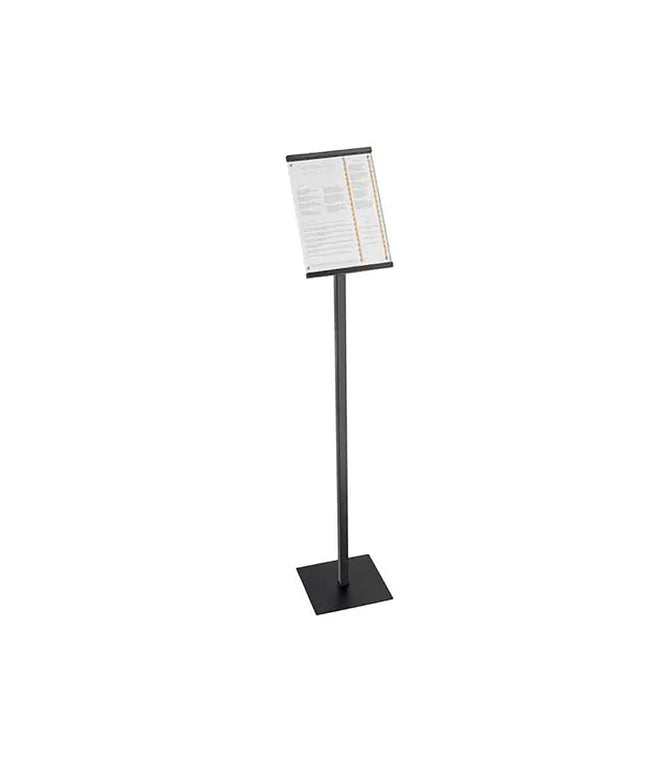 Chân Đứng Trưng Bày Biển Hiệu Cal-Mil 1153-46-13 Cao 116.8 cm, Khung 21.6 x 27.9 cm, Kim Loại, Đen