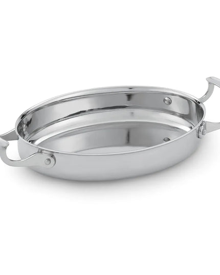 Chảo Au Gratin Oval Vollrath 49420 Miramar® 1.7 l Inox Cảm Ứng Từ