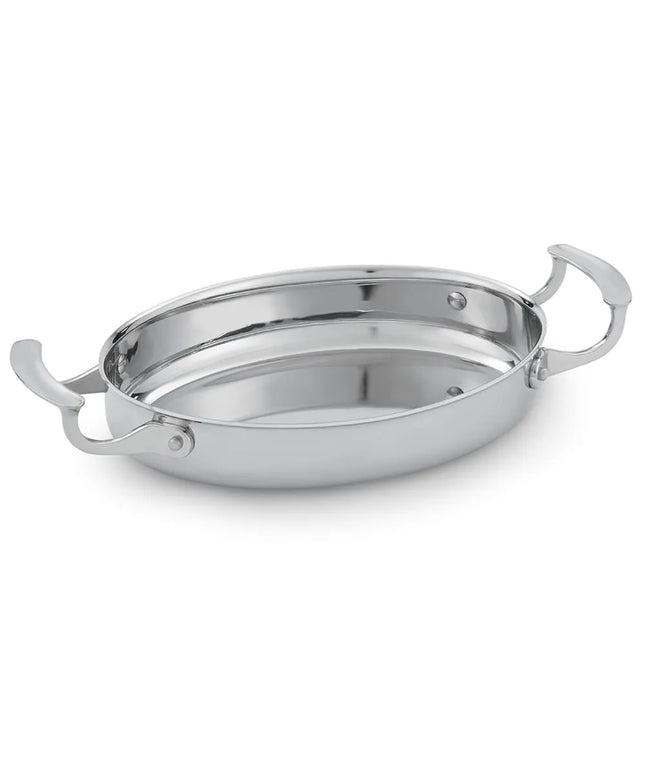 Chảo Au Gratin Oval Vollrath 49420 Miramar® 1.7 l Inox Cảm Ứng Từ