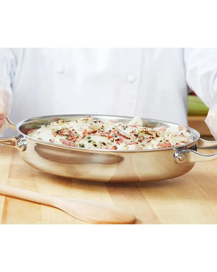Chảo Au Gratin Oval Vollrath 49420 Miramar® 1.7 l Inox Cảm Ứng Từ