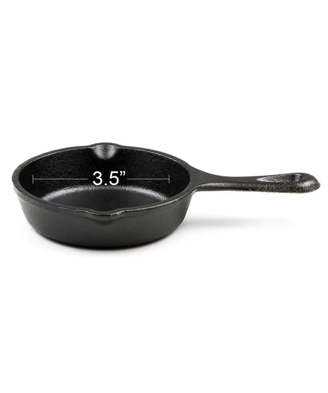 Chảo Mini Tròn Lodge LMS3 Gang Đúc Tẩm Dầu 8.9 cm