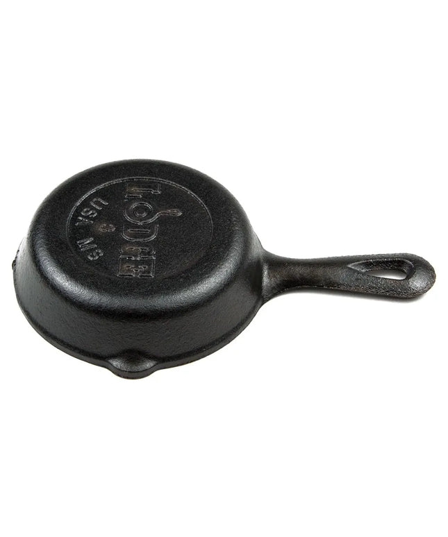Chảo Mini Tròn Lodge LMS3 Gang Đúc Tẩm Dầu 8.9 cm