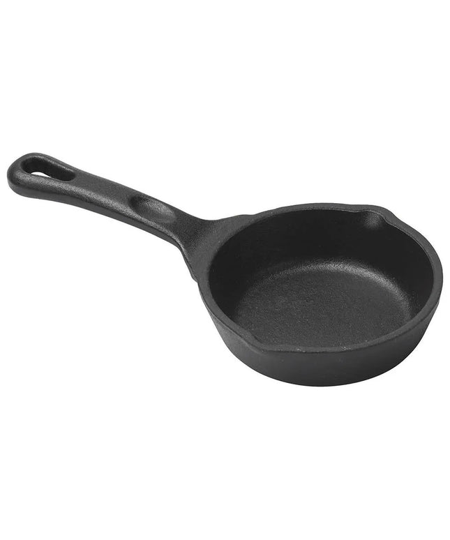 Chảo Tròn Mini Cảm Ứng Winco CAST-3 Gang Đúc Men Đen Nhám 8.9 cm