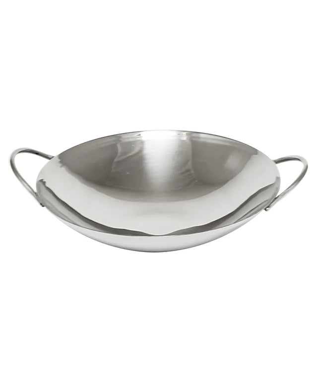 Chảo Wok Phục Vụ Tròn Thunder Group SLWK008 20.3 cm, Inox