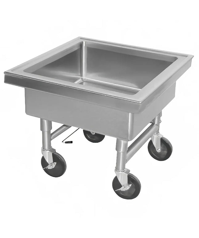 Chậu Ngâm Di Động Advance Tabco 9-FSS-20-EC-X Cao 50.8 cm Sâu 20.3 cm Có Đầu Nối Thoát Nước