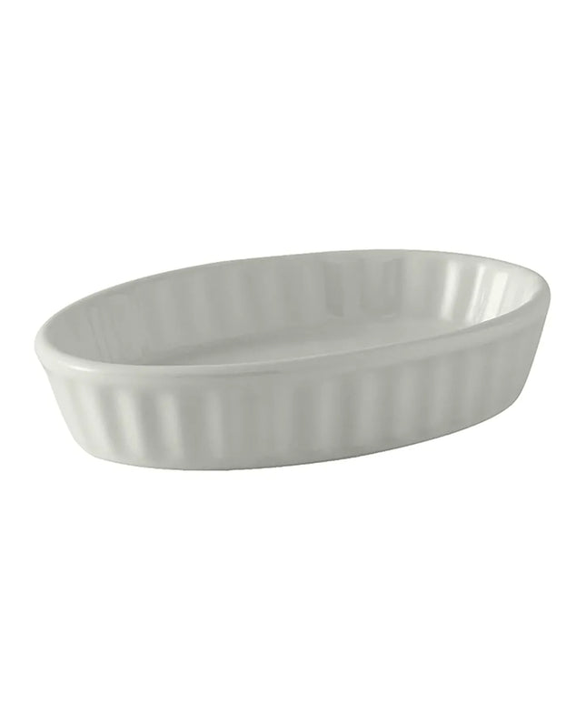 Chén Crème Brulee Oval Tuxton BWK-0602 180 ml - Gốm Trắng