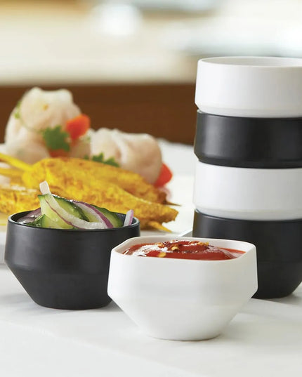 Chén Nước Chấm Melamine American Metalcraft MSCRB2 74 ml, Màu Đen