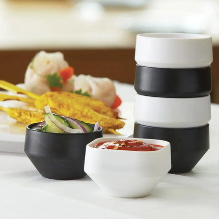 Chén Nước Chấm Melamine American Metalcraft MSCRB2 74 ml, Màu Đen