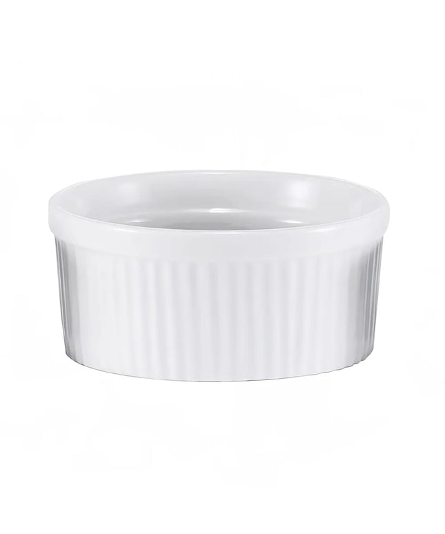 Chén Ramekin Browne 564022W Sứ Có Gân 296 ml Trắng