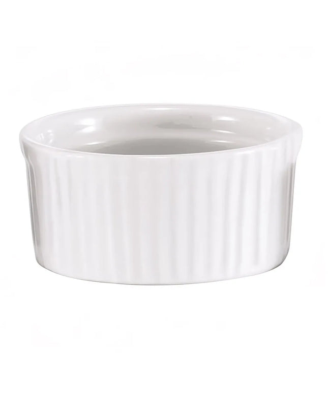 Chén Ramekin Browne 564024W Sứ Có Gân 89 ml Trắng