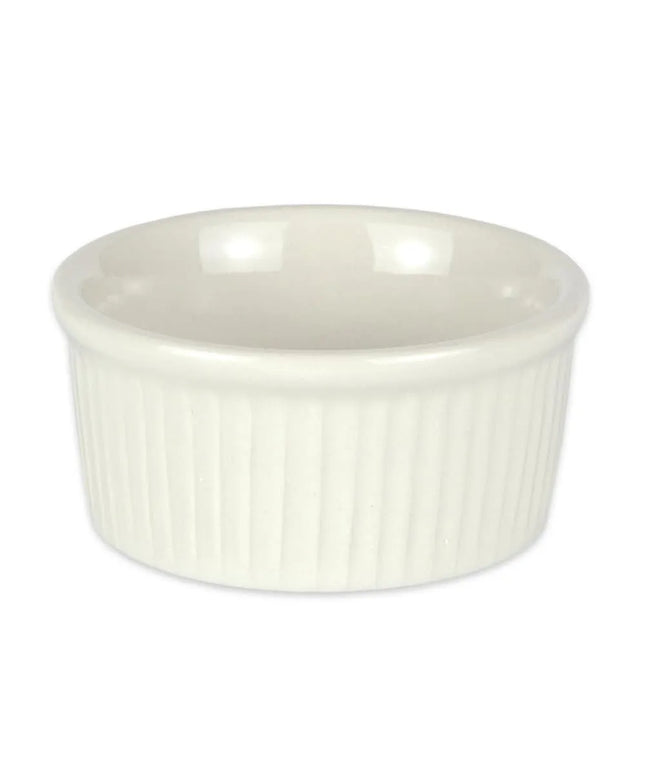 Chén Ramekin Có Rãnh Diversified Ceramics DCI834.5W 120 ml - Gốm Trắng