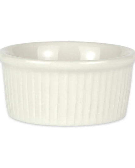 Chén Ramekin Có Rãnh Diversified Ceramics DCI834.5W 120 ml - Gốm Trắng