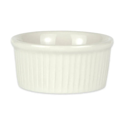 Chén Ramekin Có Rãnh Diversified Ceramics DCI834.5W 120 ml - Gốm Trắng