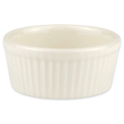 Chén Ramekin Có Rãnh Hall China HL8350AWHA 135 ml - Sứ China Trắng