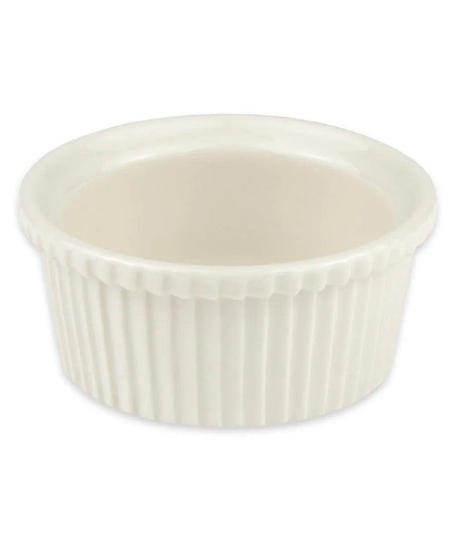 Chén Ramekin Có Rãnh Hall China HL8390AWHA 150 ml - Sứ China Trắng