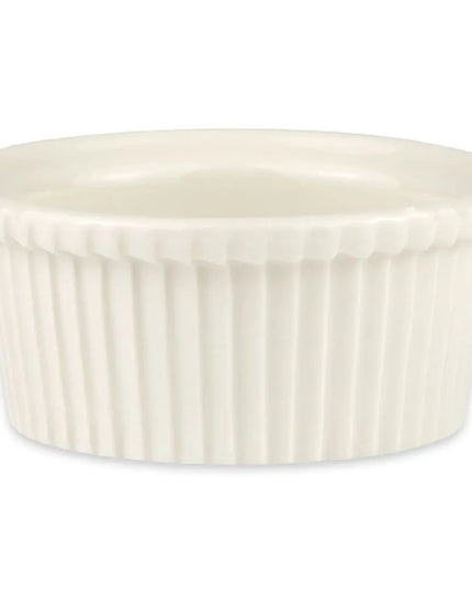 Chén Ramekin Có Rãnh Hall China HL8390AWHA 150 ml - Sứ China Trắng