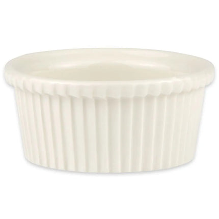 Chén Ramekin Có Rãnh Hall China HL8390AWHA 150 ml - Sứ China Trắng