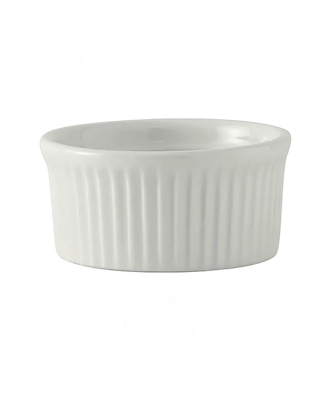 Chén Ramekin Có Rãnh Tuxton BPX-0502 150 ml - Sứ Porcelain Trắng