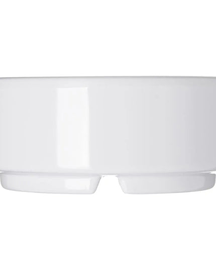 Chén Ramekin Melamine Carlisle 41002 59 ml, Màu Trắng