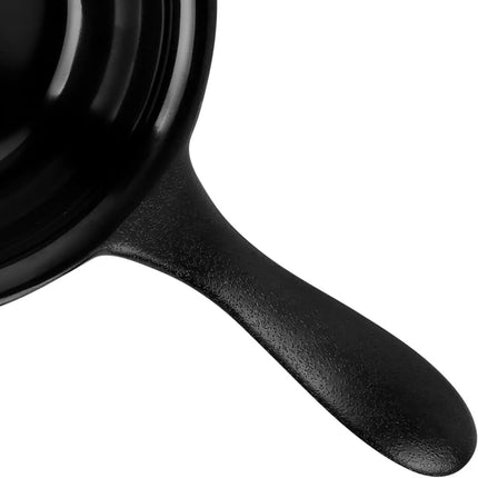 Chén Ramekin Melamine Có Tay Cầm Elite Global Solutions RFP-6 177 ml, Màu Đen