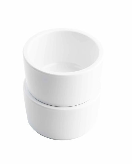 Chén Ramekin Melamine Tablecraft 11409 118 ml, Màu Trắng