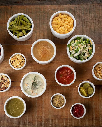 Chén Ramekin Melamine Tablecraft 11409 118 ml, Màu Trắng