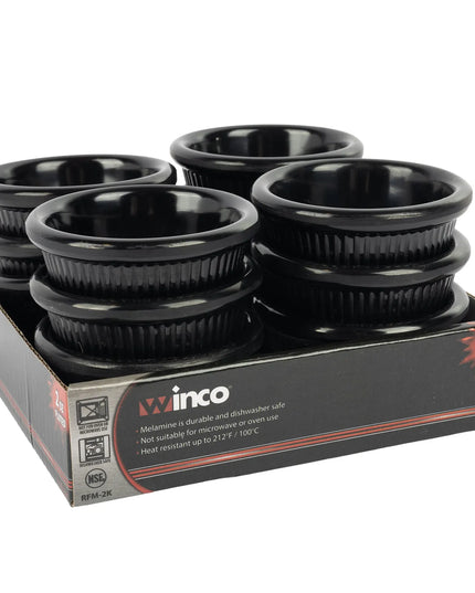 Chén Ramekin Melamine Winco RFM-2K 59 ml, Màu Đen