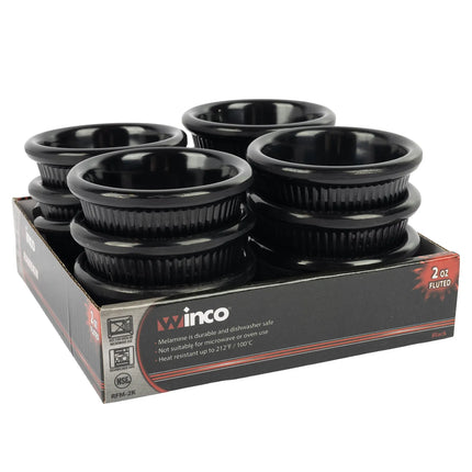 Chén Ramekin Melamine Winco RFM-2K 59 ml, Màu Đen