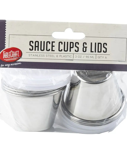 Chén Ramekin Nắp Trong Tablecraft 10769 89 ml - Inox