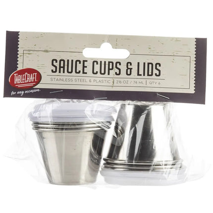 Chén Ramekin Nắp Trong Tablecraft H5069 74 ml - Inox