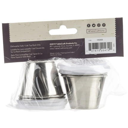 Chén Ramekin Nắp Trong Tablecraft H5069 74 ml - Inox