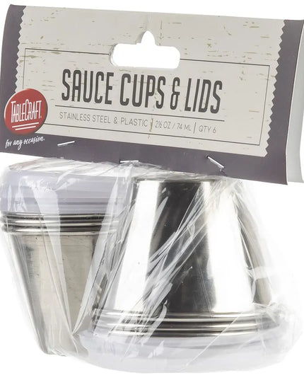 Chén Ramekin Nắp Trong Tablecraft H5069 74 ml - Inox