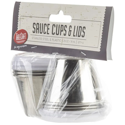 Chén Ramekin Nắp Trong Tablecraft H5069 74 ml - Inox