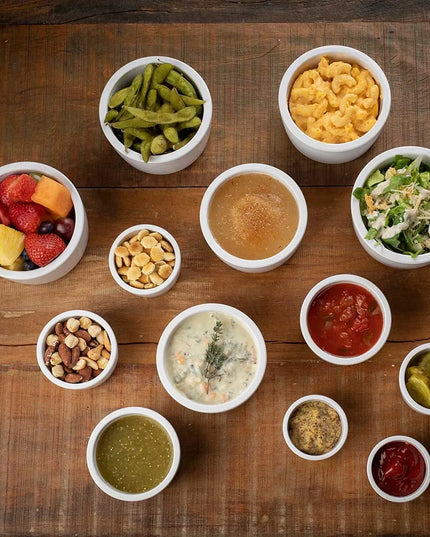 Chén Ramekin Tablecraft 11410 Melamine Trắng 180 ml