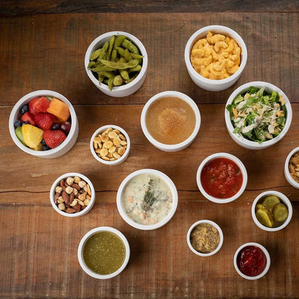 Chén Ramekin Tablecraft 11410 Melamine Trắng 180 ml